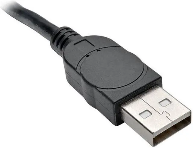 Alt view image 9 of 10 - Tripp Lite 6ft 2-Port USB to DB9/ RS 232 Serial Adapter FTDI, COM Retention