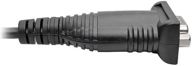 Alt view image 3 of 10 - Tripp Lite 6ft 2-Port USB to DB9/ RS 232 Serial Adapter FTDI, COM Retention