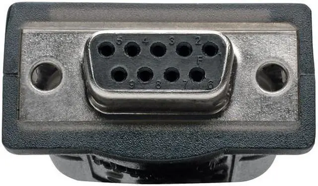 Alt view image 3 of 7 - Tripp Lite 18in USB to Null Modem Serial Adapter FTDI w/ COM Retention M/F