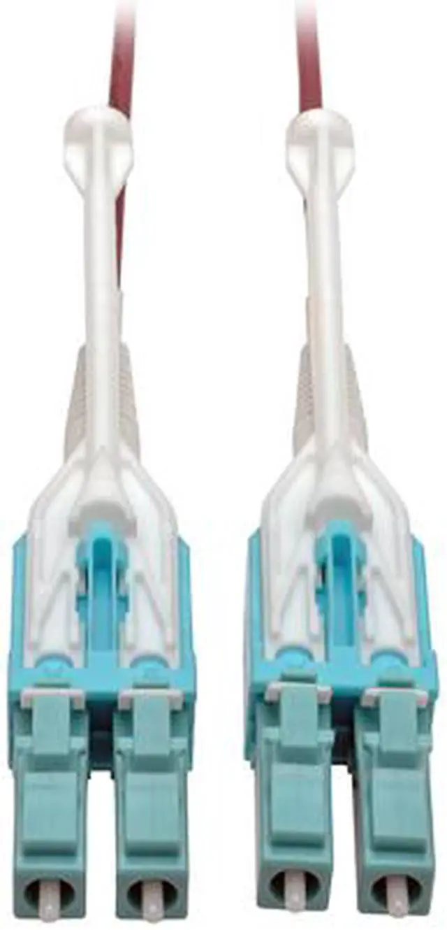 Alt view image 3 of 7 - Tripp Lite 8M 10Gb Duplex Multimode Fiber Patch Cable 50/125 OM4 LC/LC LSZH