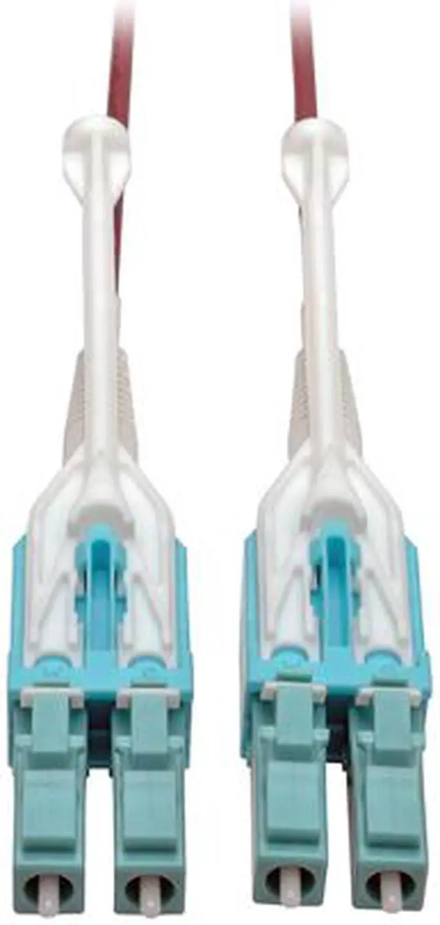 Alt view image 3 of 7 - Tripp Lite 9M 10Gb Duplex Multimode Fiber Patch Cable 50/125 OM4 LC/LC LSZH