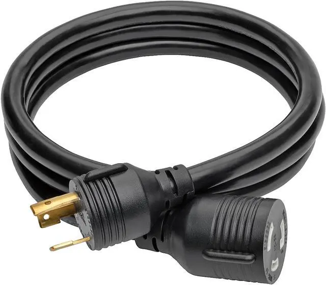 Alt view image 3 of 8 - Tripp Lite 6 ft. Heavy Duty Power Extension Cord 30A 10 AWG L5-30P L5-30R (P046-006-LL-30A)