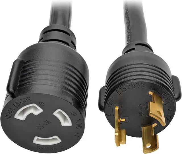 Main image of Tripp Lite 15 ft. Heavy Duty Power Extension Cord 30A 10 AWG L5-30P L5-30R (P046-015-LL-30A)