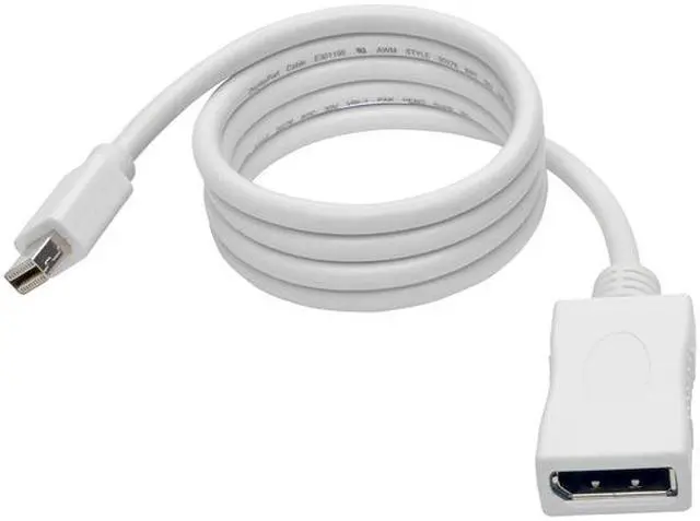 Alt view image 3 of 5 - Tripp Lite 3 ft. Mini DisplayPort to DisplayPort Adapter Cable 4K x 2K M/F (P139-003-DP-V2B)