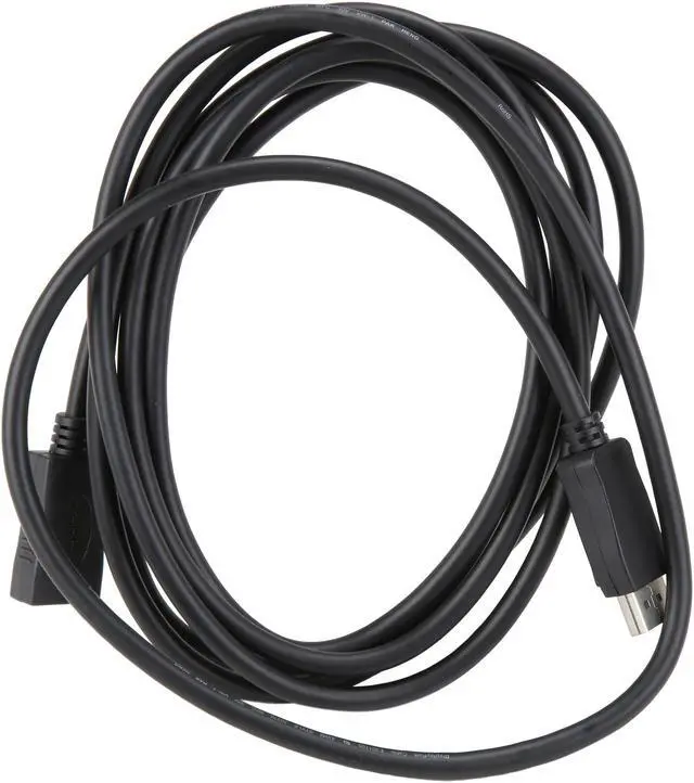 Alt view image 2 of 3 - Tripp Lite P579-010 10 ft. Black DisplayPort Extension Cable with Latch, 4K x 2K (3840 x 2160) @ 60 Hz, HDCP 2.2 (M/F) Male to Female