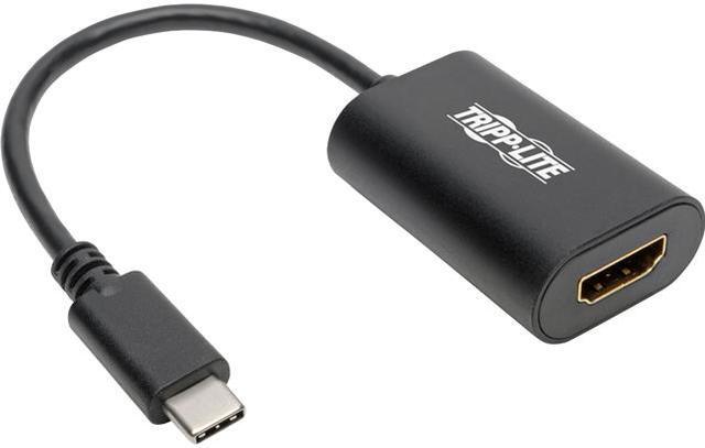 Main image of Tripp Lite U444-06N-HD4K6B USB-C to HDMI 4K External Video Adapter (M/F), Thunderbolt 3 Compatible, 4K x 2K (4096 x 2160) @ 60 Hz, 6 in.