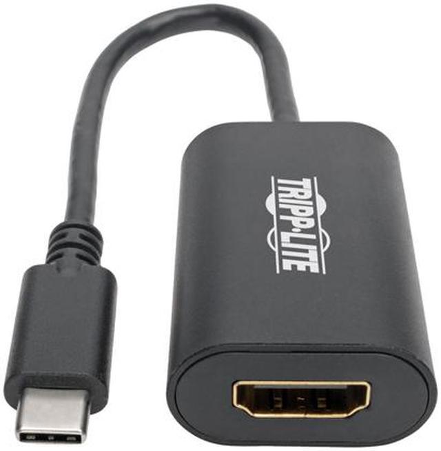 Alt view image 2 of 5 - Tripp Lite U444-06N-HD4K6B USB-C to HDMI 4K External Video Adapter (M/F), Thunderbolt 3 Compatible, 4K x 2K (4096 x 2160) @ 60 Hz, 6 in.