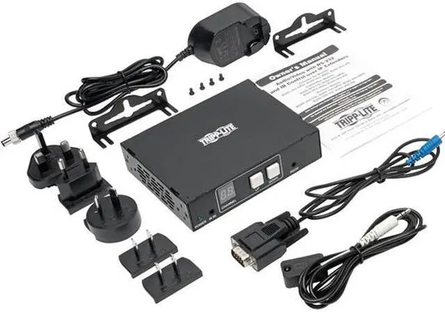 Alt view image 5 of 5 - Tripp Lite RGB Component Video Over Cat5 Cat6 IP Extender Receiver TAA (B160-100-CSI)