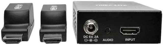 Alt view image 2 of 4 - Tripp Lite 2-Port HDMI Over Cat5 Cat6 Extender Kit Power Over Cable 1080p (B126-2P2M-POC)
