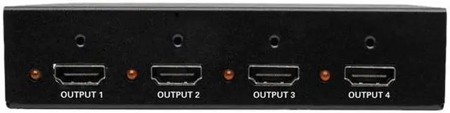 Alt view image 2 of 4 - Tripp Lite 4-Port 4K 3D HDMI Splitter HDCP 2.2 for Ultra HD Video w/ Audio (B118-004-UHD-2)