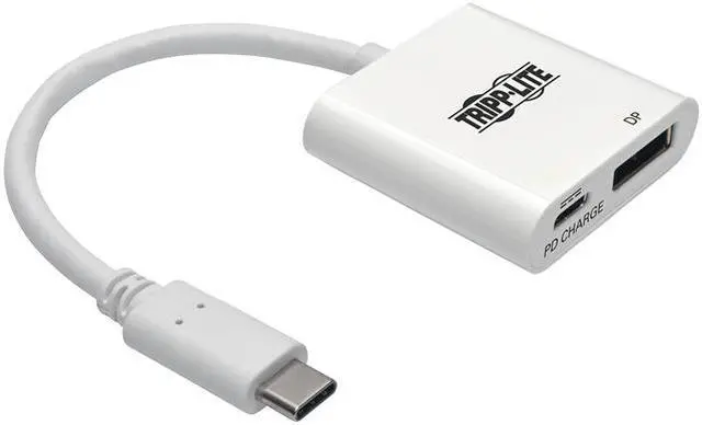 Main image of Tripp Lite USB C to DisplayPort Adapter w/ PD Charging USB Type C to DP 6in (U444-06N-DP-C)