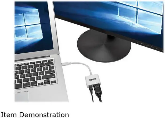 Alt view image 4 of 5 - Tripp Lite USB C to DisplayPort Adapter w/ PD Charging USB Type C to DP 6in (U444-06N-DP-C)