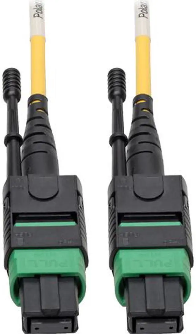Main image of Tripp Lite MTP/MPO (APC) SMF Fiber Patch Cable 12 Fiber QSFP+ 40/100Gbe 2M (N390-02M-12-AP)