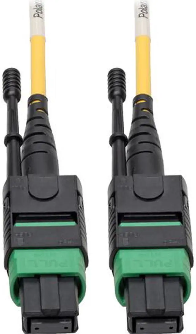 Main image of Tripp Lite MTP/MPO (APC) SMF Fiber Patch Cable 12 Fiber QSFP+ 40/100Gbe 7M (N390-07M-12-AP)