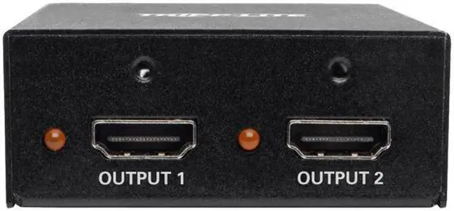 Alt view image 3 of 4 - Tripp Lite 2-Port 3D 4K HDMI Splitter, HDMI 2.0, HDCP 2.2 UHD 4K @ 60Hz TAA (B118-002-UHD-2)