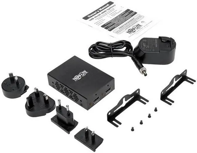 Alt view image 4 of 4 - Tripp Lite 2-Port 3D 4K HDMI Splitter, HDMI 2.0, HDCP 2.2 UHD 4K @ 60Hz TAA (B118-002-UHD-2)