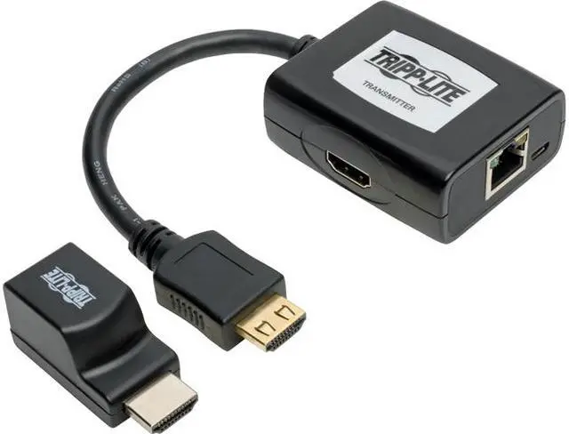 Main image of Tripp Lite HDMI Over Cat5 Cat6 Extender Kit Power Over Cable 1080p 60Hz TAA (B126-1P1M-U-POC)