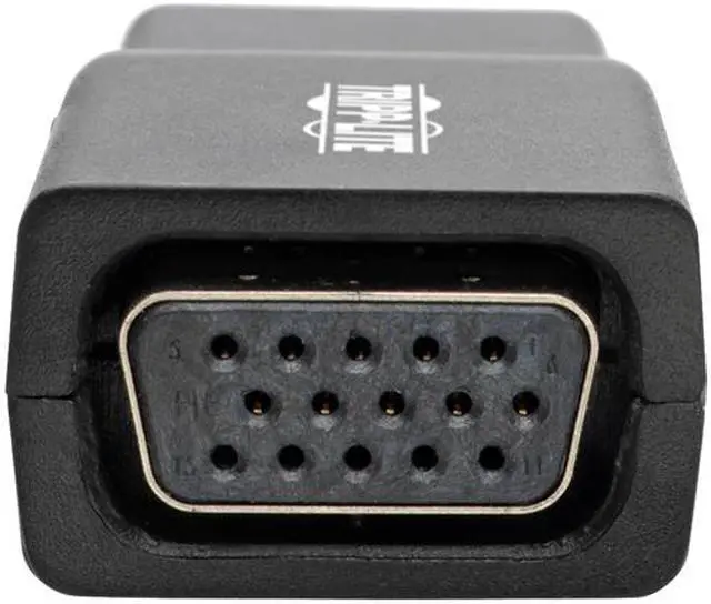 Alt view image 4 of 6 - Tripp Lite HDMI to VGA Adapter Converter with Audio Compact M/F 1080p @60Hz (P131-000-A)