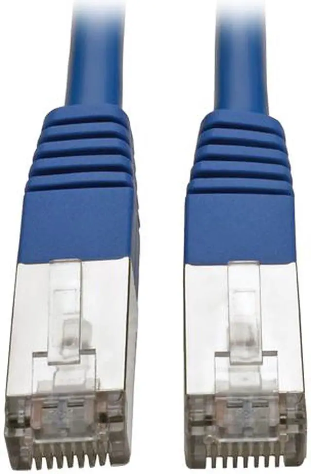Main image of Tripp Lite Cat5e Molded Shielded Patch Cable STP RJ45 M/M 350 Mhz Blue 3ft (N105-003-BL)