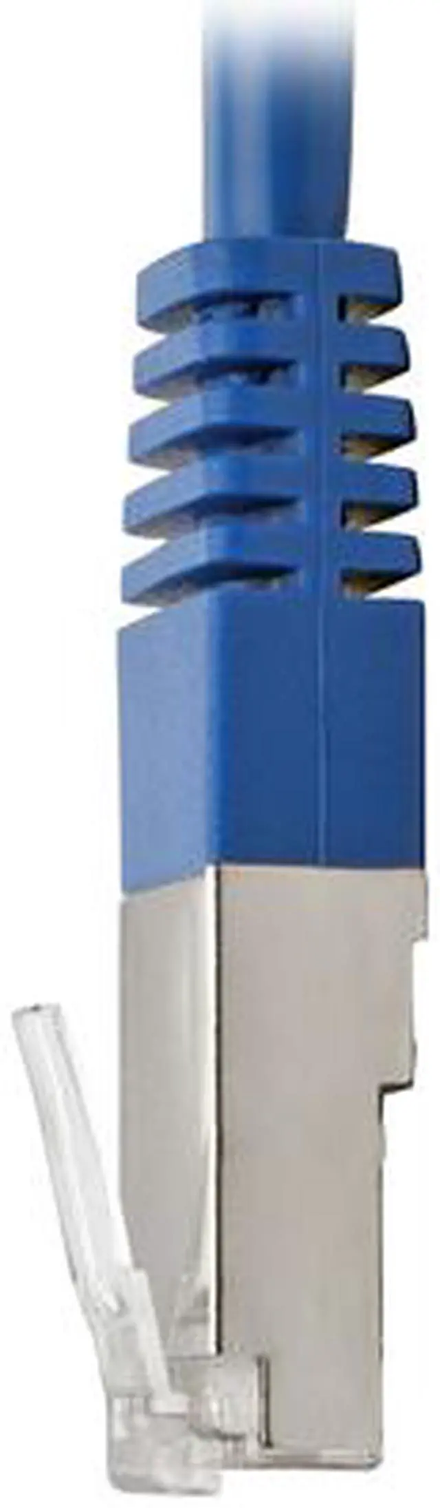 Alt view image 3 of 4 - Tripp Lite Cat5e Molded Shielded Patch Cable STP RJ45 M/M 350 Mhz Blue 3ft (N105-003-BL)