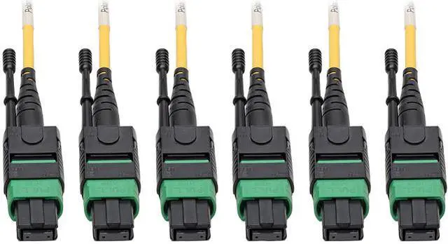 Main image of Tripp Lite MTP/MPO APC Singlemode Slim Trunk Cable 40/100 Gbe 24-Strand 15M (N392-15M-3X8-AP)