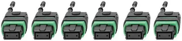 Alt view image 2 of 6 - Tripp Lite MTP/MPO APC Singlemode Slim Trunk Cable 40/100 Gbe 24-Strand 15M (N392-15M-3X8-AP)