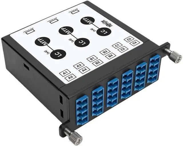 Main image of Tripp Lite 40/100GB to 10GB Breakout Cassette MTP/MPO to LC for N484 Chassis (N484-3M8L12S)
