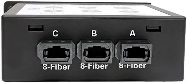 Alt view image 2 of 6 - Tripp Lite 40/100GB to 10GB Breakout Cassette MTP/MPO to LC for N484 Chassis (N484-3M8L12S)