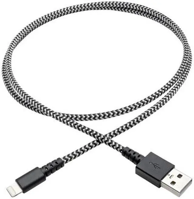 Alt view image 6 of 6 - Tripp Lite Heavy Duty Lightning to USB Sync / Charge Apple iPhone iPad 3ft (M100-003-HD)