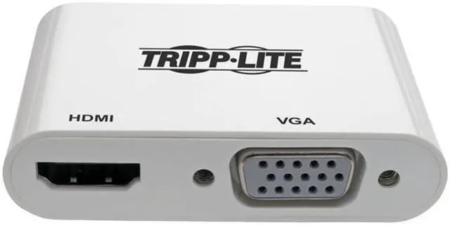 Alt view image 2 of 4 - Tripp Lite USB C to HDMI / VGA Multiport Adapter Converter 4K, USB Type C (U444-06N-HV4K)
