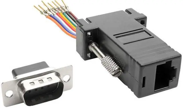 Alt view image 2 of 8 - Tripp Lite DB9 to RJ45 Modular Serial Adapter M/F RS-232 RS-422 RS-485 (P440-89FM)