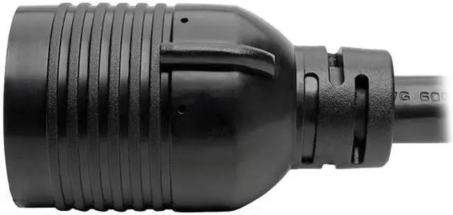 Alt view image 5 of 7 - Tripp Lite L6-30P to L6-30R Heavy-Duty Extension Cord - 30A, 250V, 10 AWG, 14 ft., Black (P041-014)