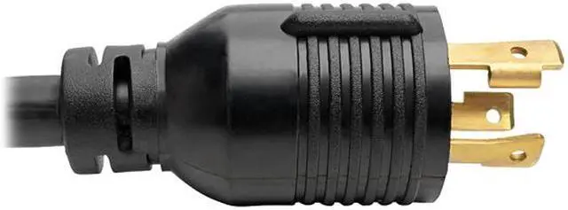 Alt view image 6 of 7 - Tripp Lite L6-30P to L6-30R Heavy-Duty Extension Cord - 30A, 250V, 10 AWG, 14 ft., Black (P041-014)
