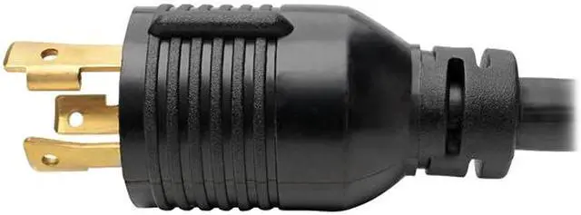 Alt view image 7 of 7 - Tripp Lite L6-30P to L6-30R Heavy-Duty Extension Cord - 30A, 250V, 10 AWG, 14 ft., Black (P041-014)