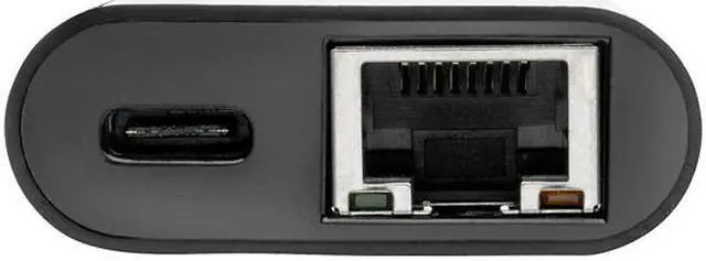 Alt view image 3 of 7 - Tripp Lite USB C to Gigabit Ethernet Adapter USB Type C to Gbe PD Charging (U436-06N-GB-C)