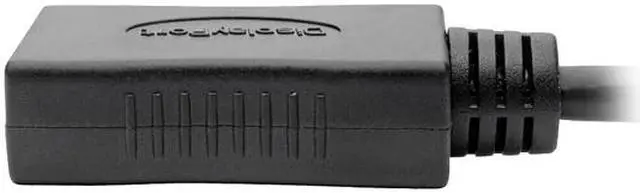 Alt view image 5 of 7 - Tripp Lite Mini DisplayPort to DisplayPort Adapter 4K @ 60Hz mDP to DP 6in (P139-06N-DP4K6B)