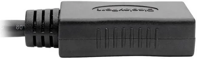 Alt view image 6 of 7 - Tripp Lite Mini DisplayPort to DisplayPort Adapter 4K @ 60Hz mDP to DP 6in (P139-06N-DP4K6B)