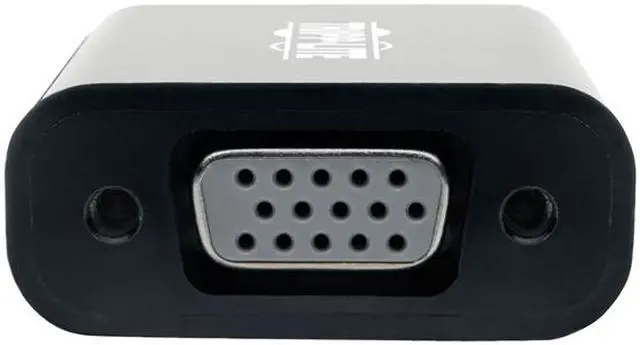 Alt view image 3 of 5 - Tripp Lite USB C to VGA Adapter Converter 1080P M/F Black USB Type C to VGA (U444-06N-VB-AM)