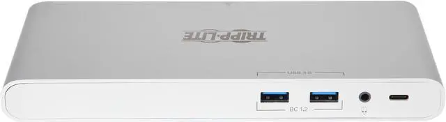 Alt view image 5 of 5 - Tripp Lite USB C Docking Station w/USB Hub HDMI VGA DP Gbe PD Charging 4K (U442-DOCK4-S)