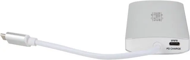 Alt view image 5 of 6 - Tripp Lite USB C Docking Station w/USB Hub, 2x HDMI, VGA, PD Charging 1080p (U442-DOCK12-S)