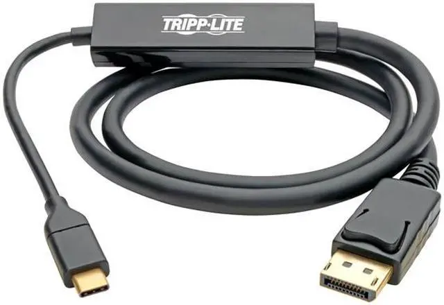 Alt view image 7 of 8 - Tripp Lite USB C to DisplayPort 4k Adapter Cable USB Type C to DP M/M 3ft (U444-003-DP)
