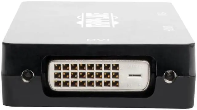 Alt view image 3 of 8 - Tripp Lite USB C Multiport Adapter HDMI / DVI / VGA 4Kx2K USB Type C Black (U444-06N-HDV4KB)