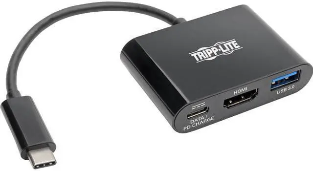 Main image of Tripp Lite USB C to HDMI Multiport Adapter w/USB Hub PD Charging USB Type C (U444-06N-H4UB-C)