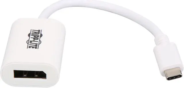 Alt view image 2 of 4 - Tripp Lite USB C to DisplayPort Adapter Converter 4K White USB Type C to DP (U444-06N-DP4K6W)
