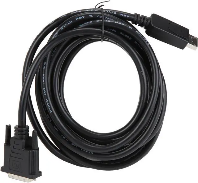 Alt view image 2 of 3 - Tripp Lite DisplayPort to DVI-D Adapter Cable DP w/ Latches M/M 1080p 15ft (P581-015)