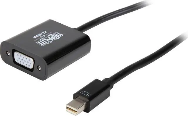 Main image of Tripp Lite Mini DisplayPort 1.2 to VGA Adapter Active 1080p Black mDP to VGA (P137-06N-VGAV2B)