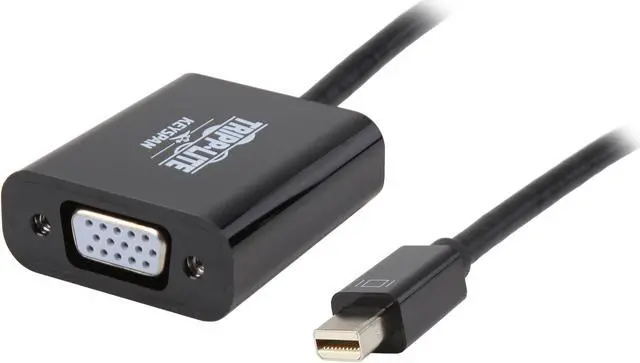 Main image of Tripp Lite Mini DisplayPort to VGA Adapter Active 1080p Black mDP to VGA (P137-06N-VGAB)