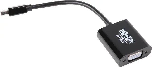 Alt view image 2 of 3 - Tripp Lite Mini DisplayPort to VGA Adapter Active 1080p Black mDP to VGA (P137-06N-VGAB)