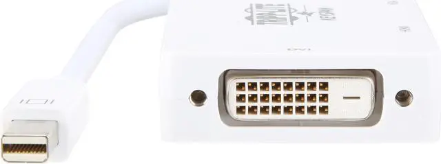 Alt view image 4 of 13 - Tripp Lite Mini DisplayPort to VGA/DVI/HDMI Adapter Converter mDP 6in White (P137-06N-HDVW)
