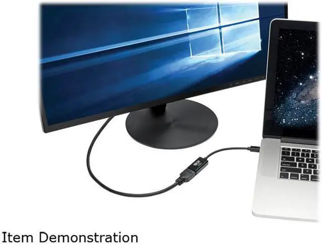 Alt view image 6 of 6 - Tripp Lite Mini DisplayPort 1.2 to HDMI Adapter Active mDP to HDMI M/F 6in (P137-06N-HD4K6B)